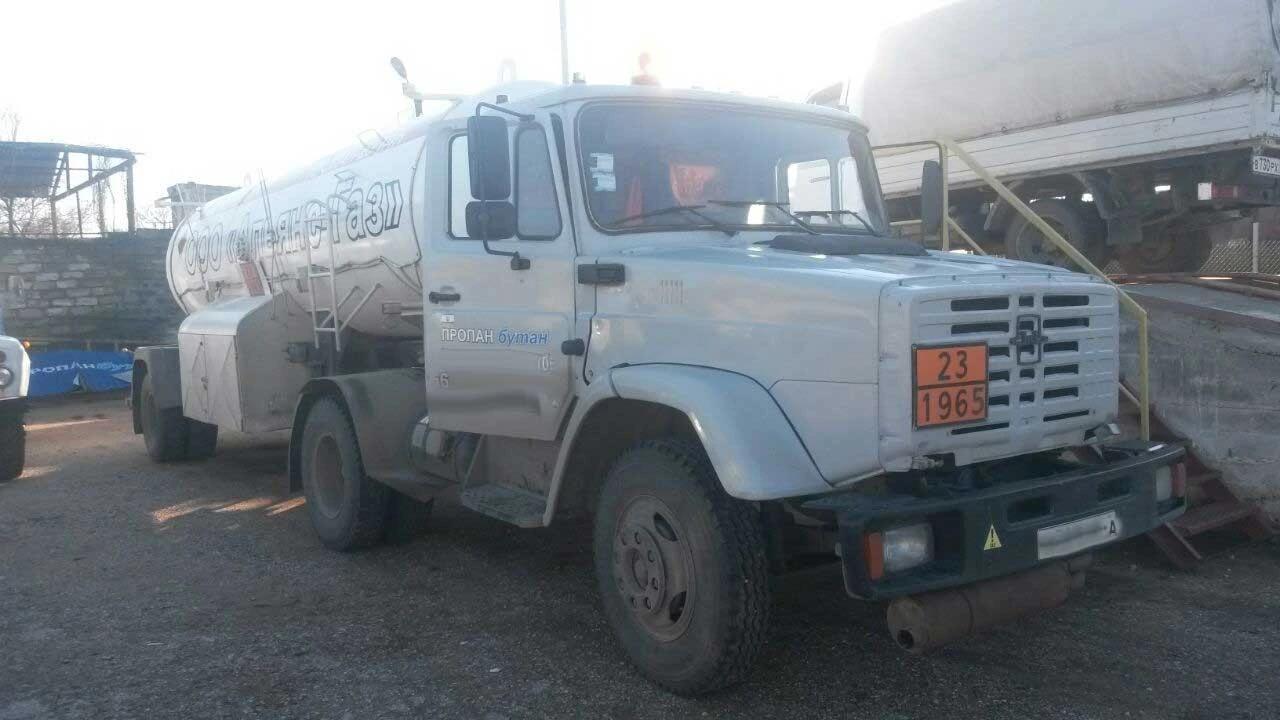 Пример установки на Газовоз ЗИЛ-4331